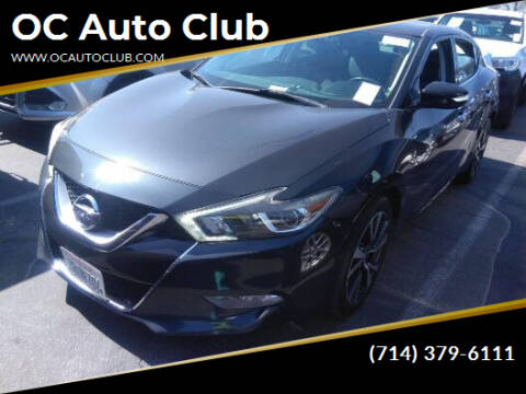 2016 Nissan Maxima for sale at OC Auto Club in Midway City CA