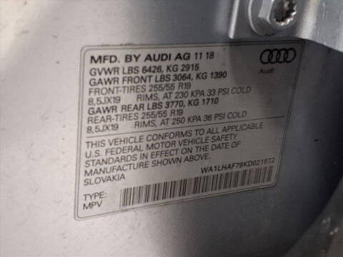 2019 Audi Q7 quattro Premium Plus 45 TFSI