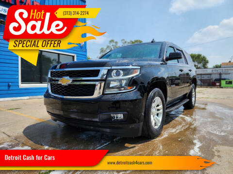 2015 Chevrolet Tahoe for sale at Detroit Cash for Cars in Warren MI