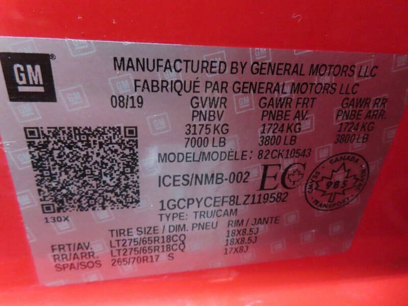 2020 Chevrolet Silverado 1500