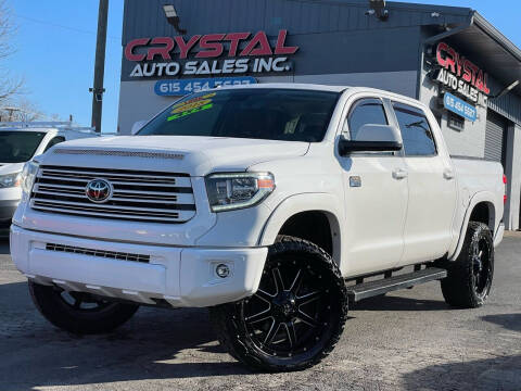2018 Toyota Tundra for sale at Crystal Auto Sales Inc in Nashville TN