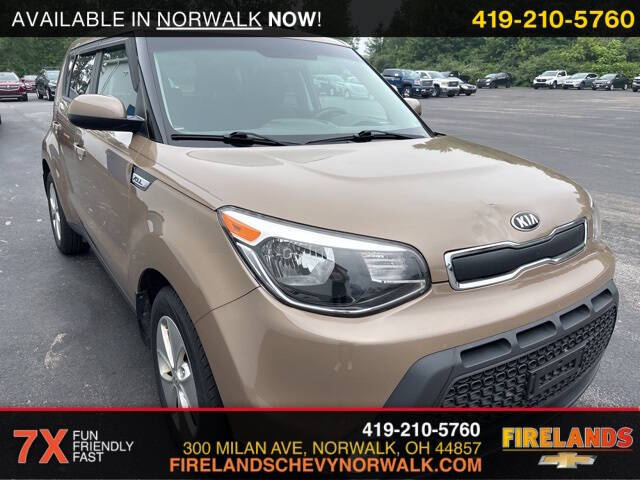 Used 2015 Kia Soul Base with VIN KNDJN2A2XF7212034 for sale in Norwalk, OH