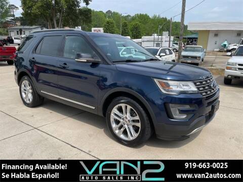 2017 Ford Explorer for sale at Van 2 Auto Sales Inc in Siler City NC