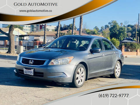2008 Honda Accord for sale at Gold AutoMotive in San Diego CA