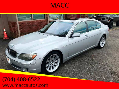 2006 BMW 7 Series for sale at MACC in Gastonia NC