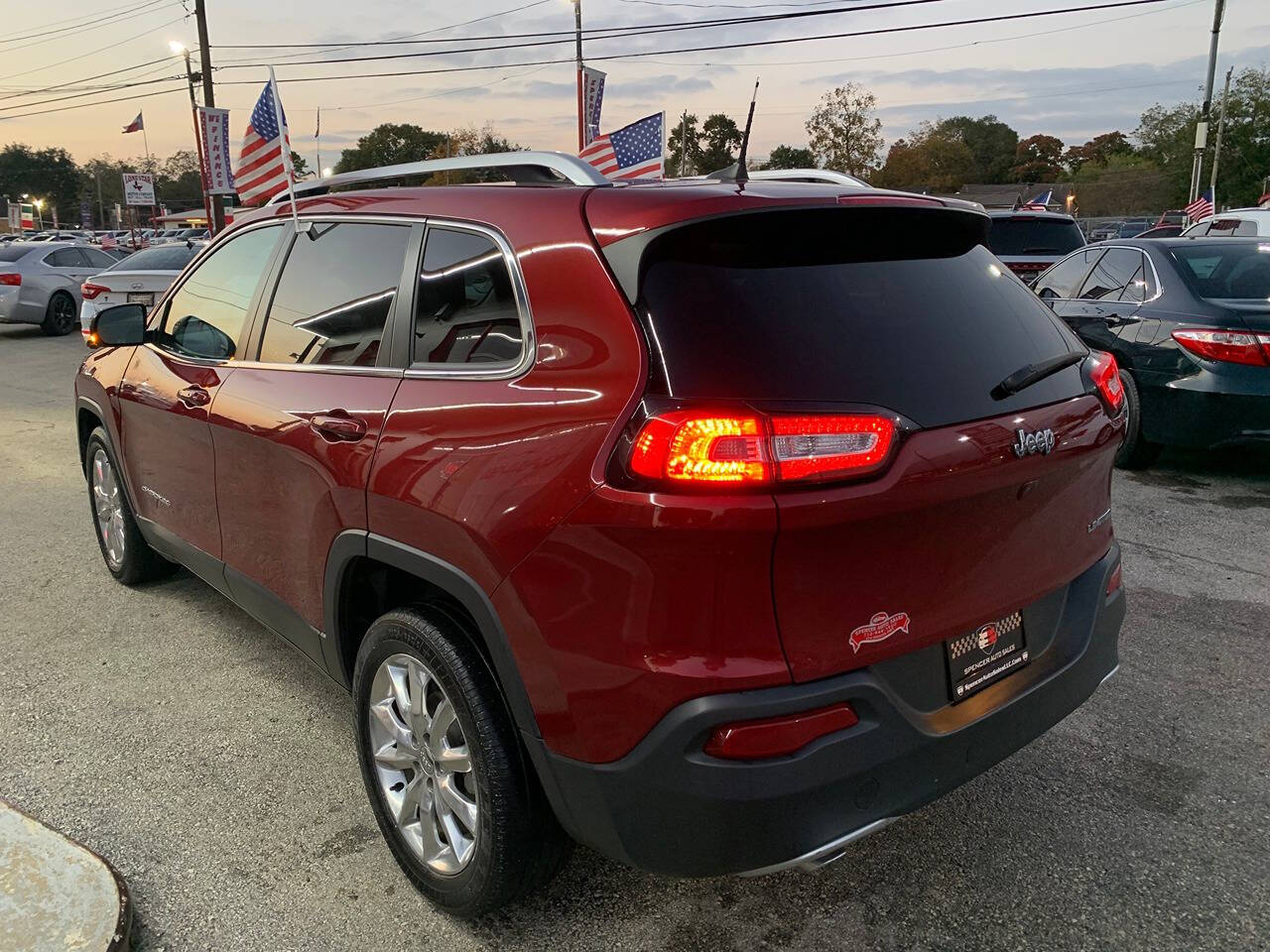 2017 Jeep Cherokee for sale at SPENCER AUTO SALES in South Houston, TX