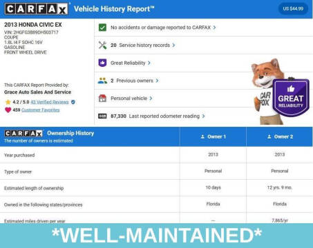 2013 Honda Civic EX