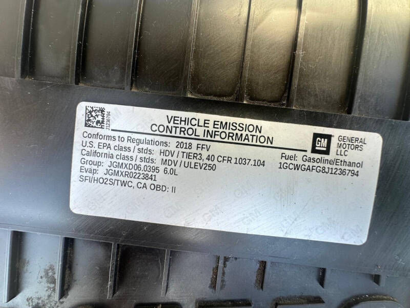 2018 Chevrolet Express 2500