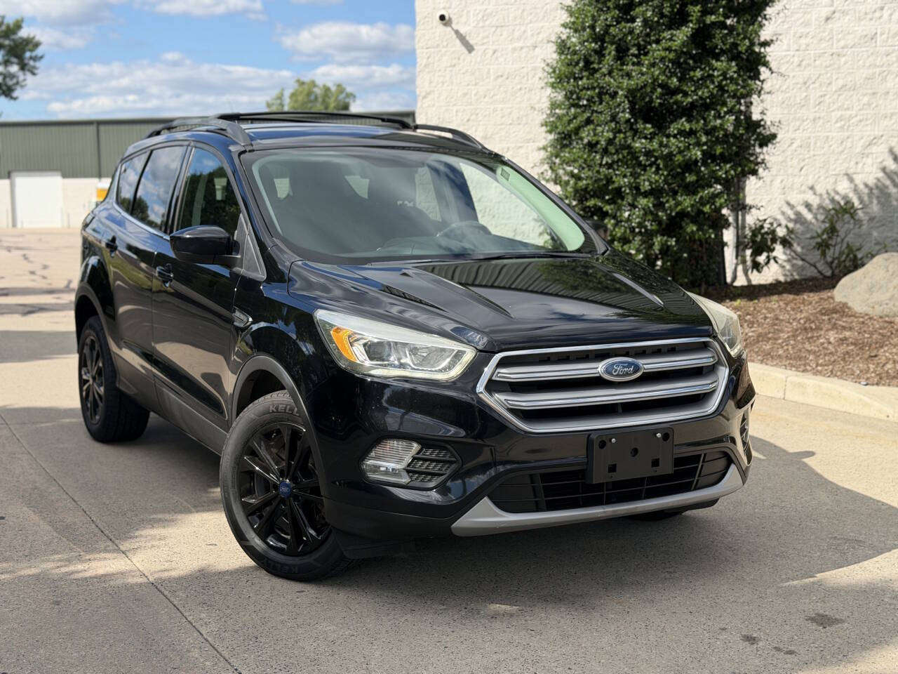 Black 2017 Ford Escape SE AWD SE 4dr SUV 2