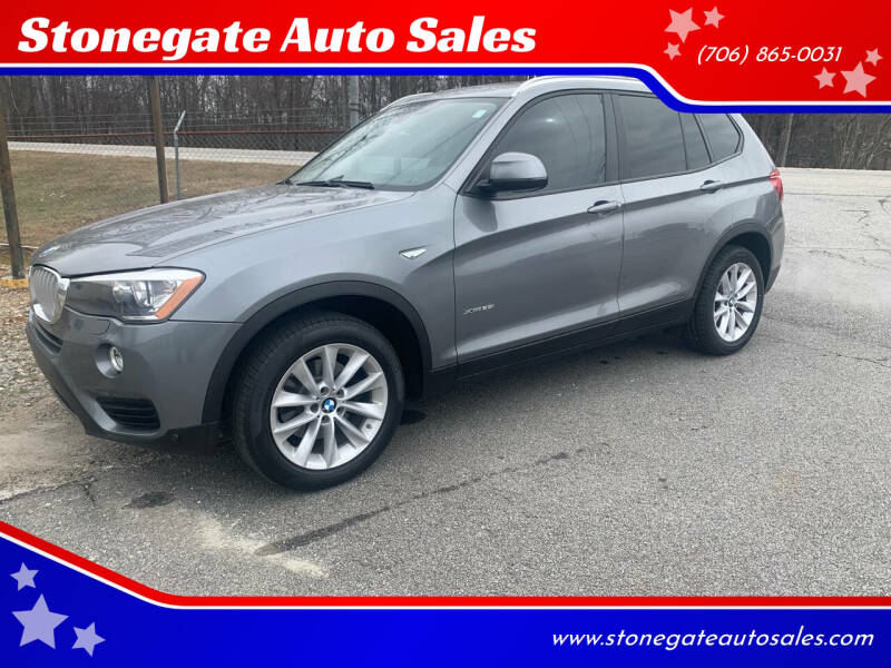 2016 BMW X3 for sale at Stonegate Auto Sales in Cleveland GA