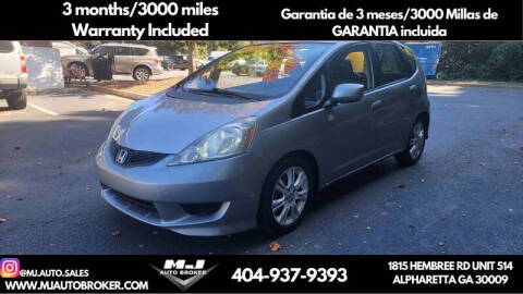 2009 Honda Fit for sale at MJ AUTO BROKER in Alpharetta GA