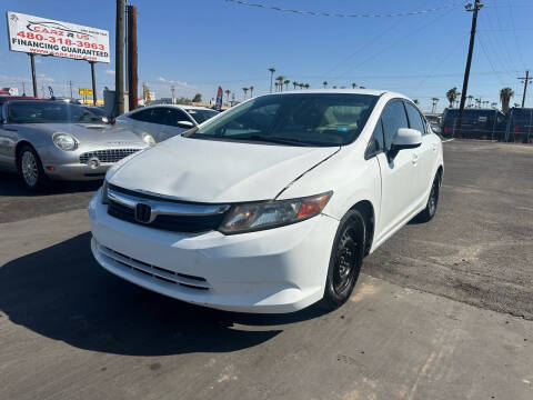 2012 Honda Civic for sale at Carz R Us LLC in Mesa AZ