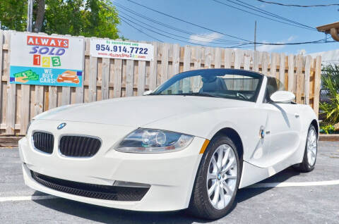 2007 BMW Z4 for sale at ALWAYSSOLD123 INC in Fort Lauderdale FL