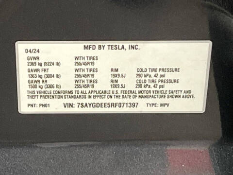 2024 Tesla Model Y Long Range