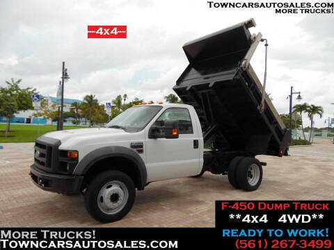 2008 Ford F-450 for sale at Town Cars Auto Sales in West Palm Beach FL