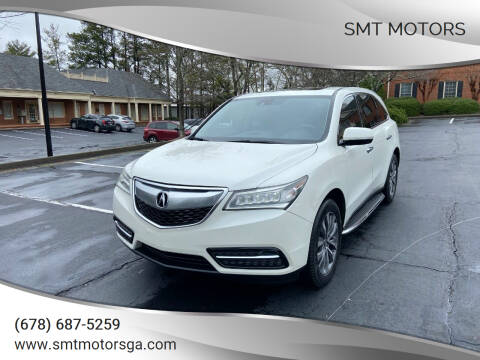 2014 Acura MDX for sale at SMT Motors in Roswell GA