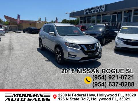 2018 Nissan Rogue for sale at Modern Auto Sales in Hollywood FL