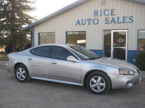 2007 Pontiac Grand Prix for sale at Rice Auto Sales in Rice MN