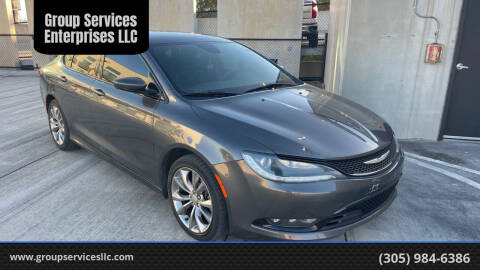 2015 Chrysler 200 for sale at Group Services Enterprises LLC in Tampa FL