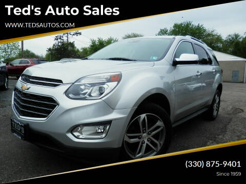 2016 Chevrolet Equinox for sale at Ted's Auto Sales in Louisville OH
