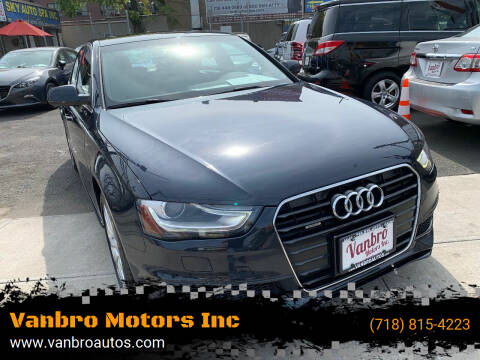 2015 Audi A4 for sale at Vanbro Motors Inc in Staten Island NY