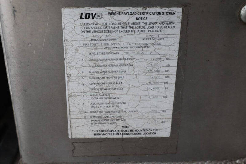 2015 Freightliner MT45 Chassis