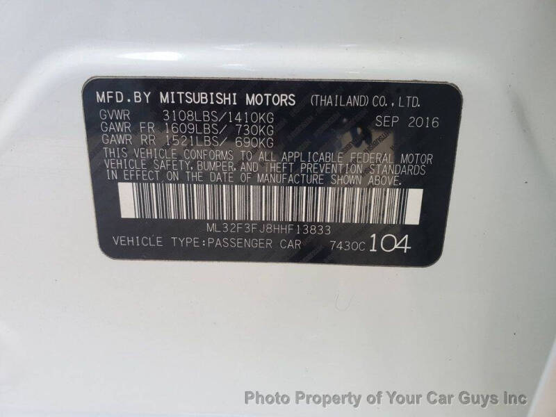 2017 Mitsubishi Mirage G4
