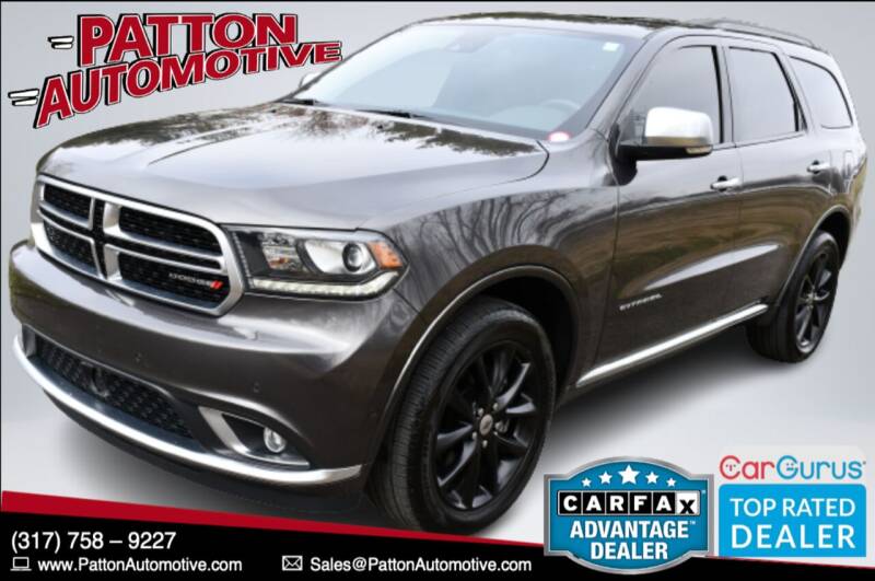 2019 Dodge Durango for sale at Patton Automotive in Sheridan IN