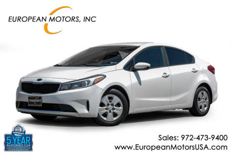 2017 Kia Forte for sale at European Motors Inc in Plano TX