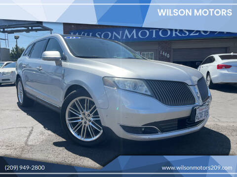 2013 Lincoln MKT for sale at WILSON MOTORS in Stockton CA