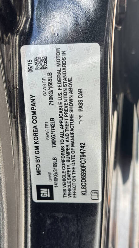 2015 Chevrolet Spark 1LT CVT