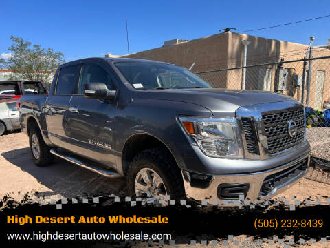 2018 Nissan Titan for sale at High Desert Auto Wholesale in Albuquerque NM