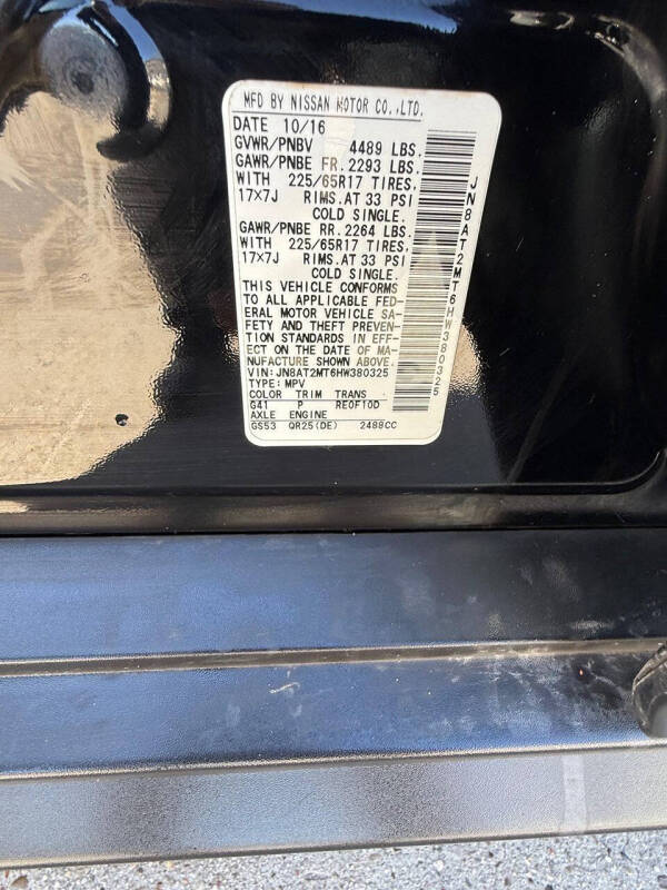 2017 Nissan Rogue SV