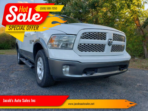 2013 RAM 1500 for sale at Jacob's Auto Sales Inc in West Bridgewater MA