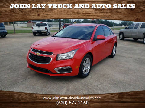 2015 Chevrolet Cruze for sale at John Lay Truck and Auto Sales in Independence KS