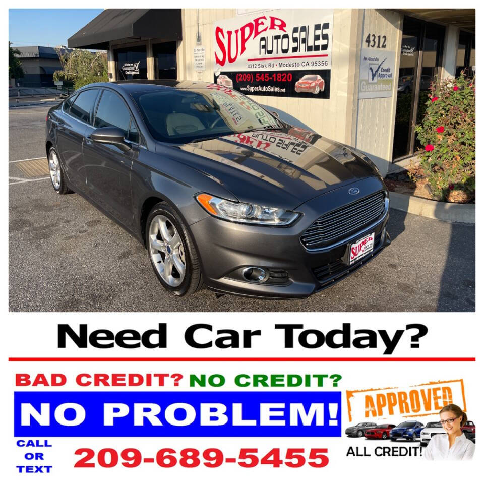 2016 Ford Fusion for sale at Super Auto Sales Modesto in Modesto, CA