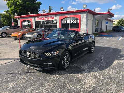 2017 Ford Mustang for sale at CARSTRADA in Hollywood FL