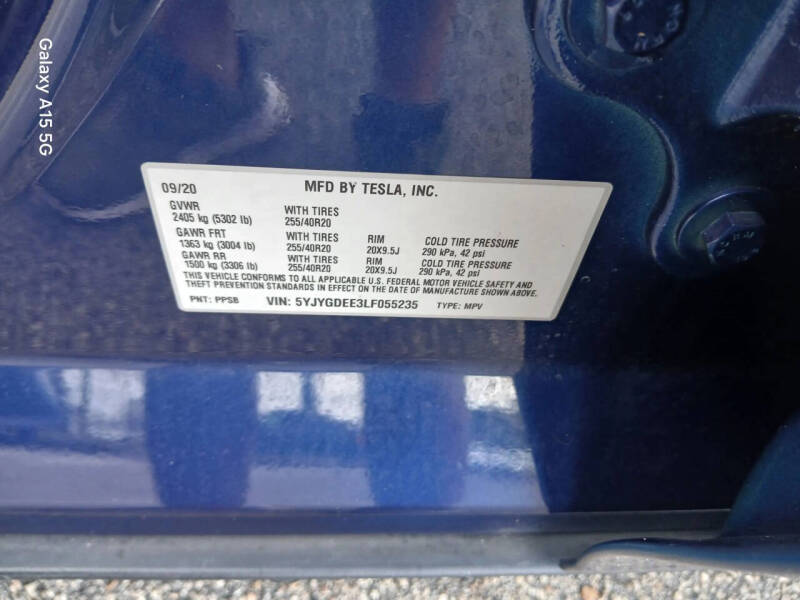 2020 Tesla Model Y Long Range