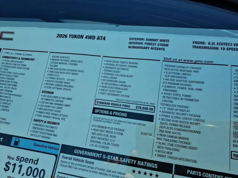 2026 GMC Yukon AT4
