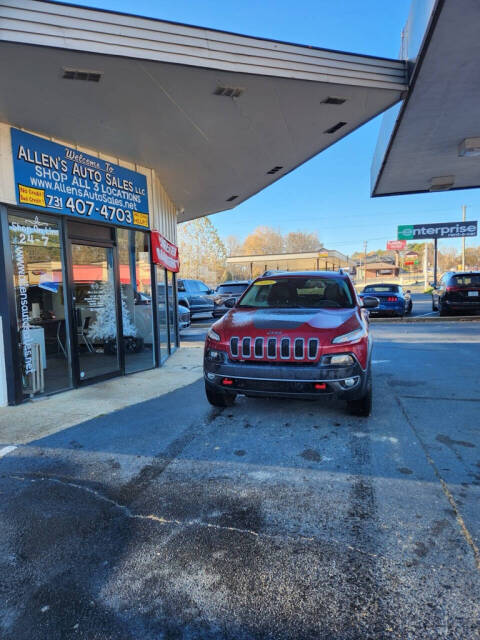 2015 Jeep Cherokee for sale at Michael Johnson @ Allens Auto Sales Hopkinsville in Hopkinsville, KY