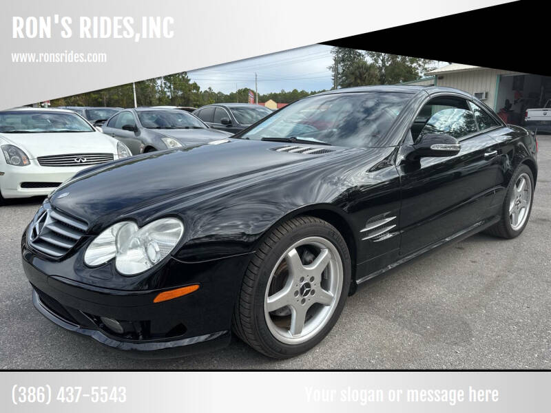 2003 Mercedes-Benz SL-Class for sale at RON'S RIDES,INC in Bunnell FL