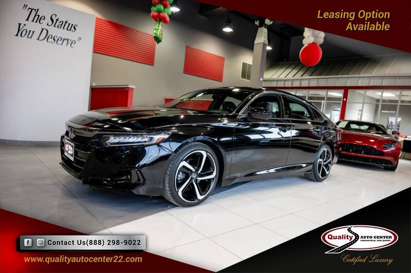 2021 Honda Accord for sale at Quality Auto Center in Springfield NJ