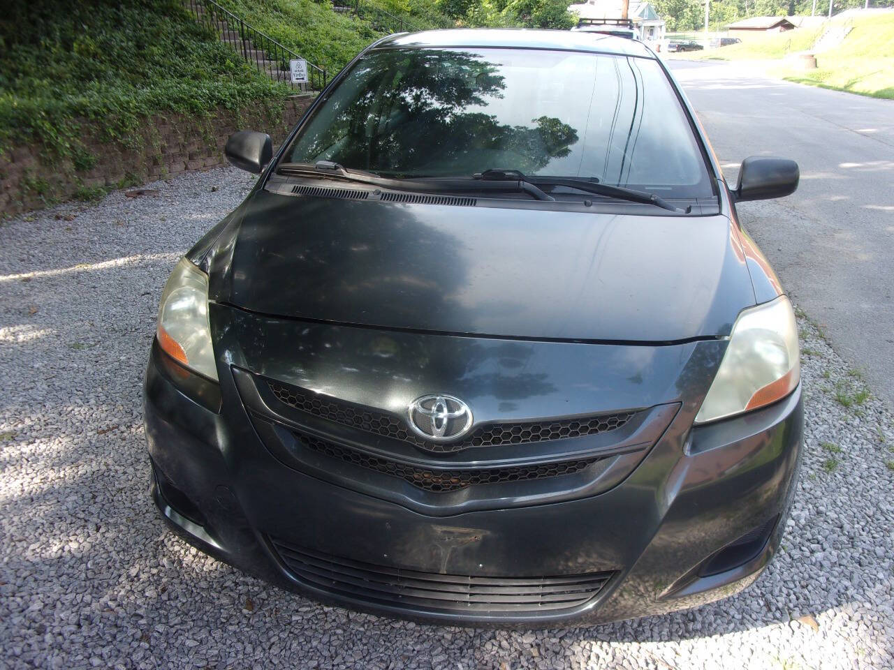 Blue 2007 Toyota Yaris Base Base 4dr Sedan 4A 2