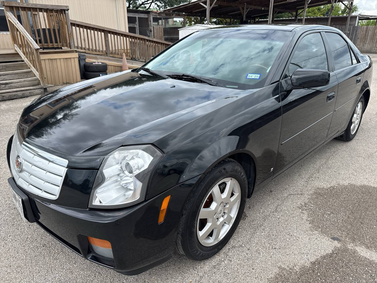 Black 2007 Cadillac CTS Base 4dr Sedan (3.6L V6) 1