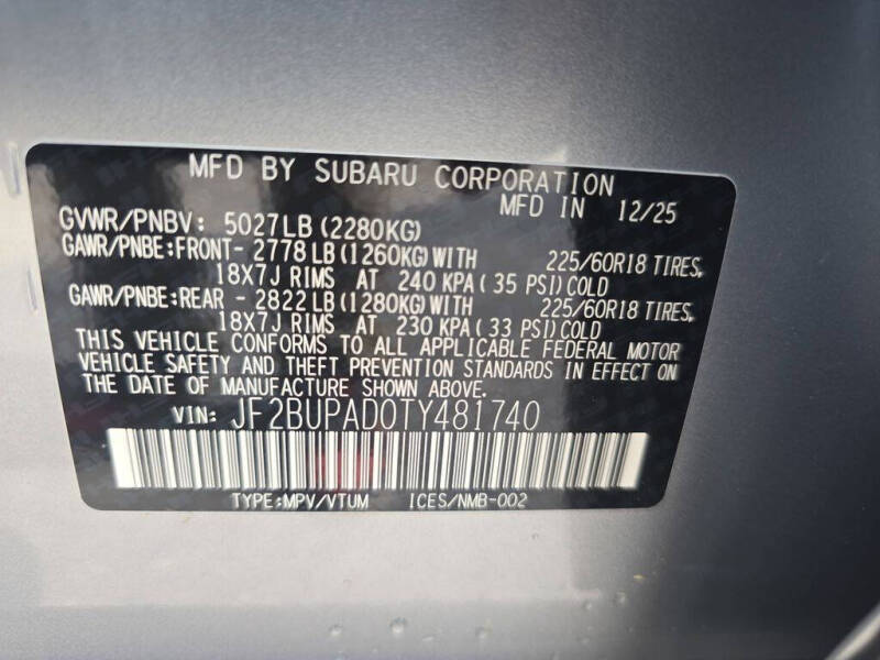 2026 Subaru Outback Premium