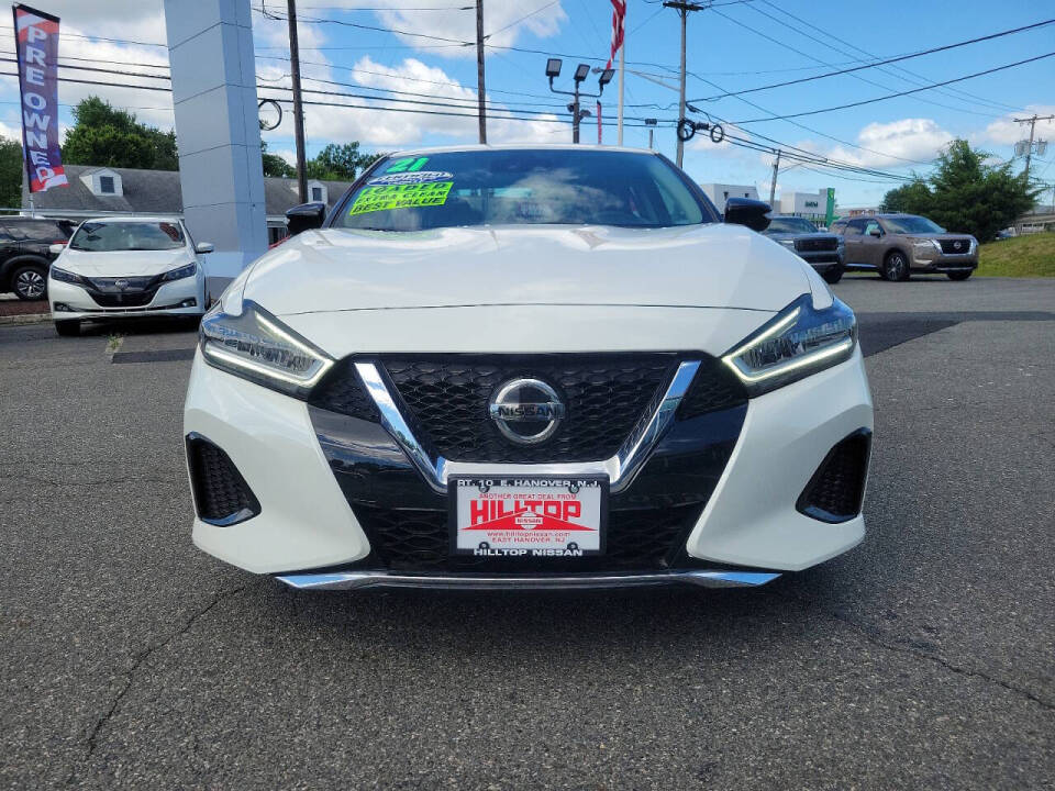 2021 Nissan Maxima for sale at HILLTOP NISSAN in East Hanover, NJ