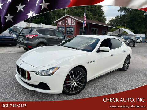 2016 Maserati Ghibli for sale at CHECK AUTO, INC. in Tampa FL
