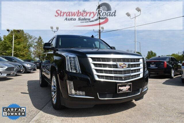 2018 Cadillac Escalade for sale at Strawberry Road Auto Sales in Pasadena TX