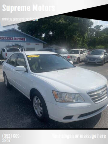 2009 Hyundai Sonata for sale at Supreme Motors in Tavares FL