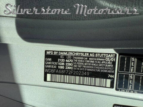 2002 Mercedes-Benz SL-Class SL 500